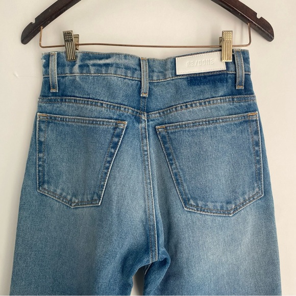 Re/Done 70s Raw Hem Crop Bootcut Jeans - Size 26 NWOT - Picture 5 of 13
